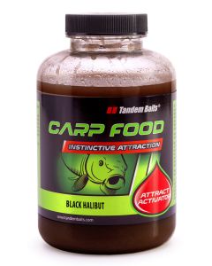 Carp Food Attract Activator 500ml Black Halibut