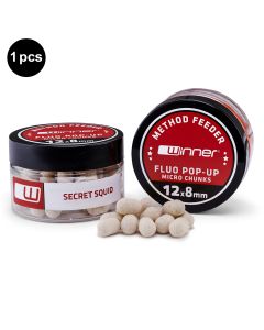 Method/Feeder Fluo Pop-Up Micro Chunks 20g Secret Squid